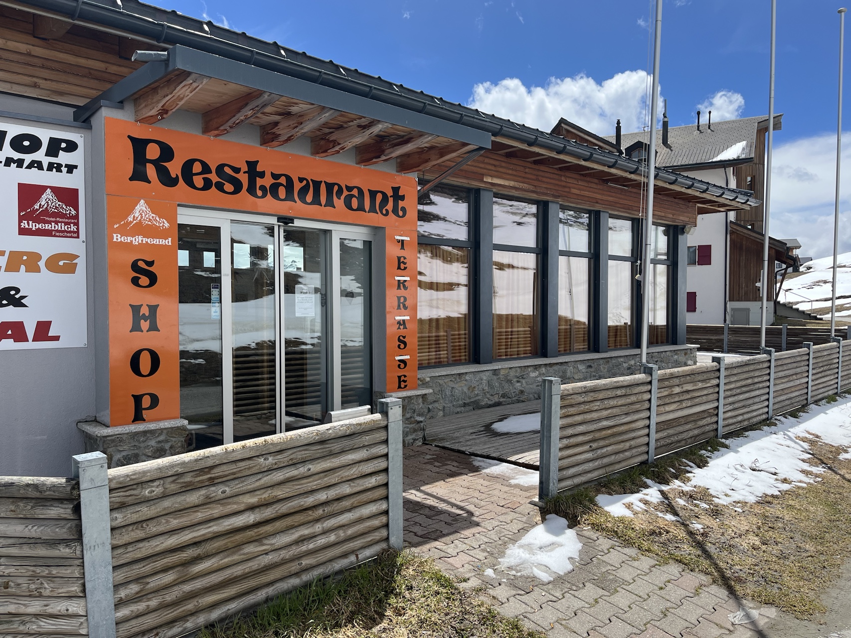 Keine Einkaufsmöglichkeit mehr im Sommer auf der Fiescheralp