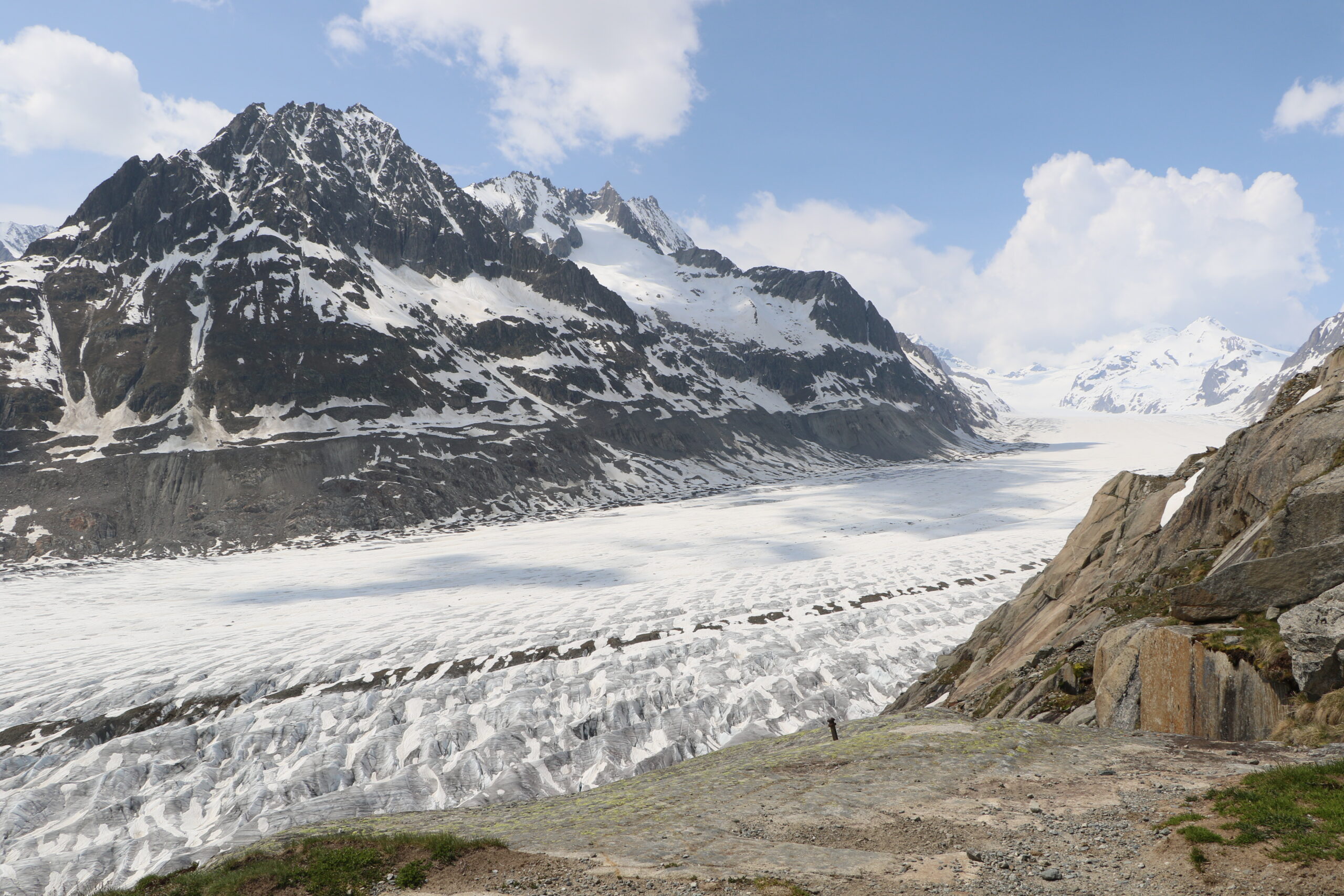 Einfache Wanderung Fiescheralp – Märjelensee – Platta